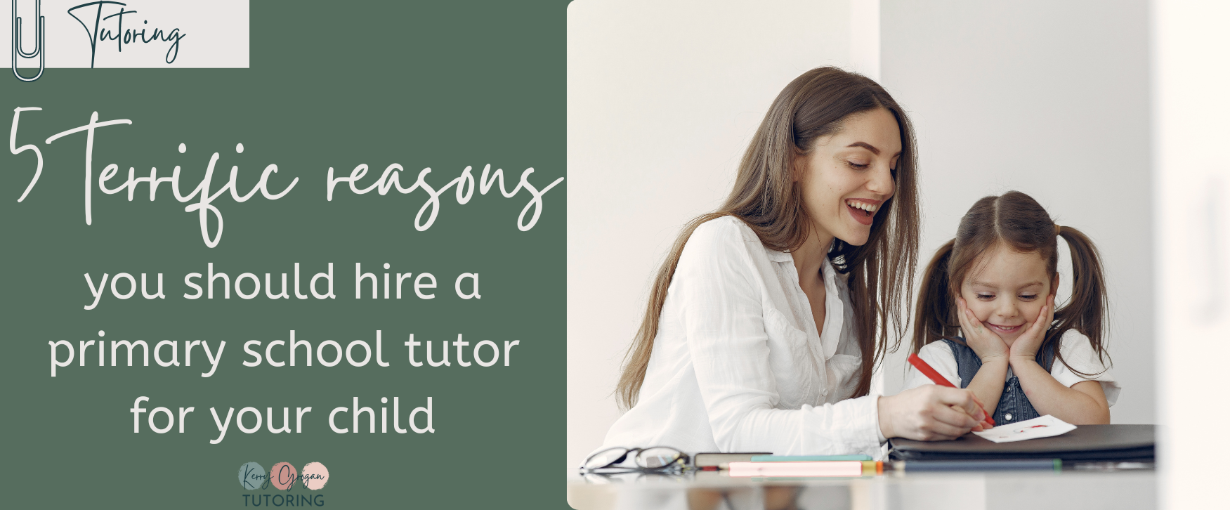 5 terrific reasons you should hire a primary school tutor for your child