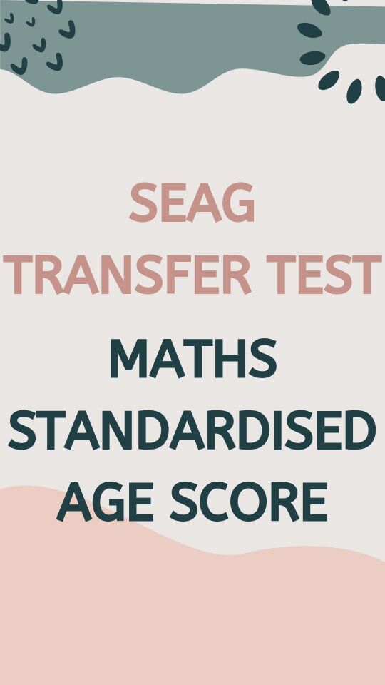 Now let's look at how they calculate a students' Maths SAS! 📝  #seagresults #transfertestni #seagtransfertest #primary7support #nischools