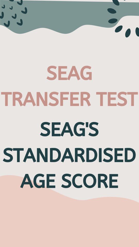 TSAS = Total Standardised Age Score. Sounds fancy, right? It’s just your child’s overall result based on lots of helpful factors. I’ll explain what goes into it 🤗  #seagresults #transfertestni #seagtransfertest #primary7support #nischools
