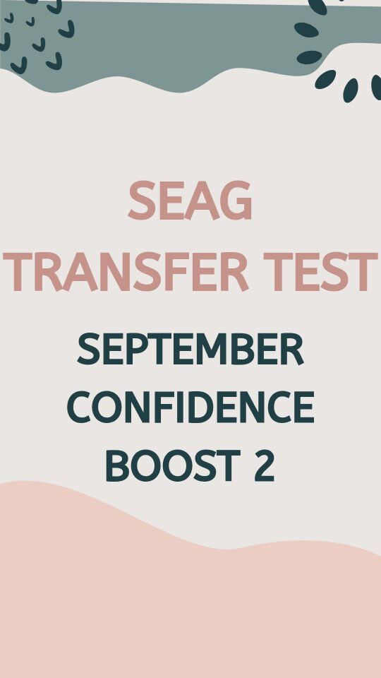 SEPTEMBER CONFIDENCE BOOST 2 🤗
Get the kettle on, get comfy and have a chat with your child about how they think they could improve to make the tests less tricky! ☕️ #seagtransfertest #transfertest #tutoring #primaryschooltutor #northernireland